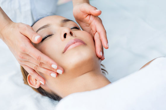 Woman Receiving A Facial Chemical Peel In Gainesville, FL