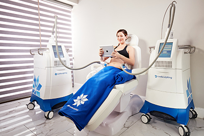 Woman On Coolsculpting Chair