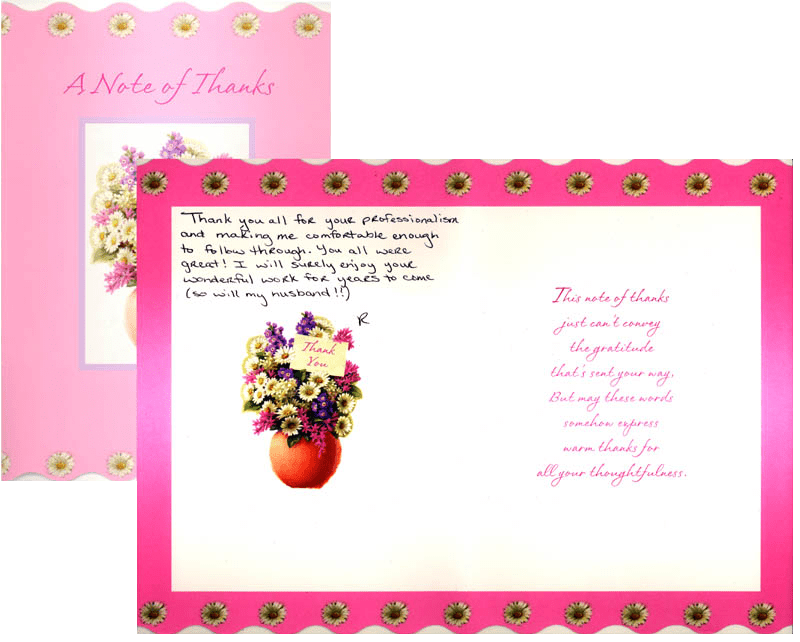 A patient testimonial