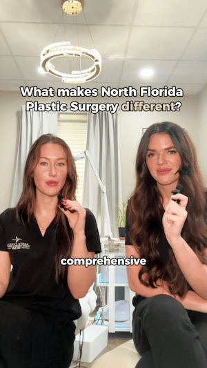 Screen shot of a video with two nurses